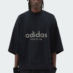 Adidas Fear of God Black 3/4 Shirt size S - NWT